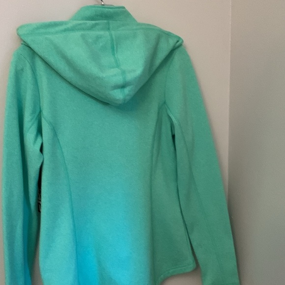 NWT Fila Sports Mint/blue trim pullover hoodie/zips up/thumbs open/pocket zips - Picture 5 of 13